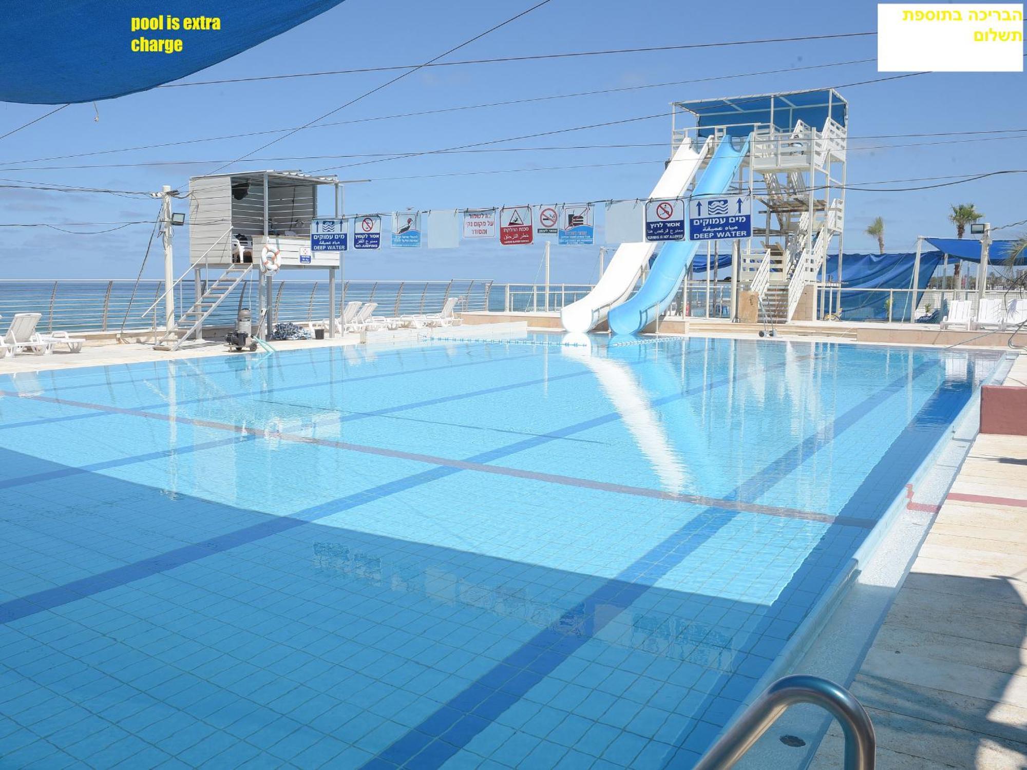 Haifa Almog Tower- "Blue Reef" Suite On The Sea Exterior foto