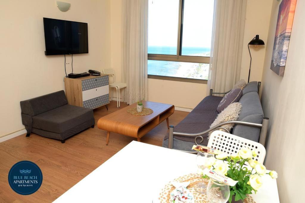 Haifa Almog Tower- "Blue Reef" Suite On The Sea Exterior foto